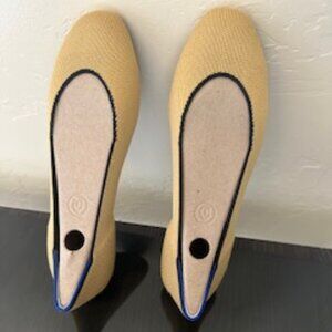 Rothy's Square Toe Flat - Yellow